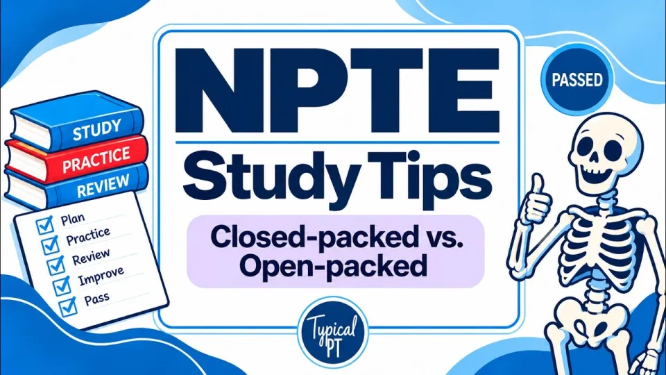 5 Essential NPTE Study Tips for Open vs Closed Packed Positions